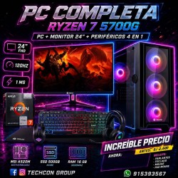 PC COMPLETA RYZEN 7 5700G
