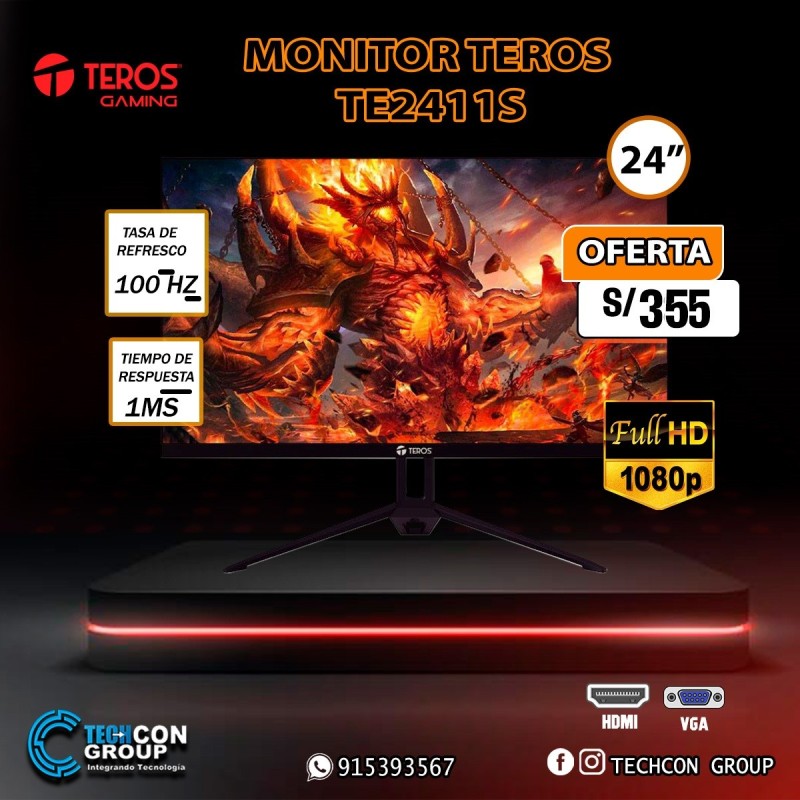 MONITOR TEROS 24" TE2412S
